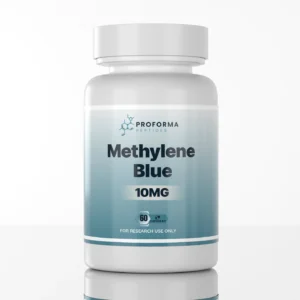 Methylene Blue 10mg UK is a high-purity, research-grade compound supplied in capsule form for laboratory applications only.
