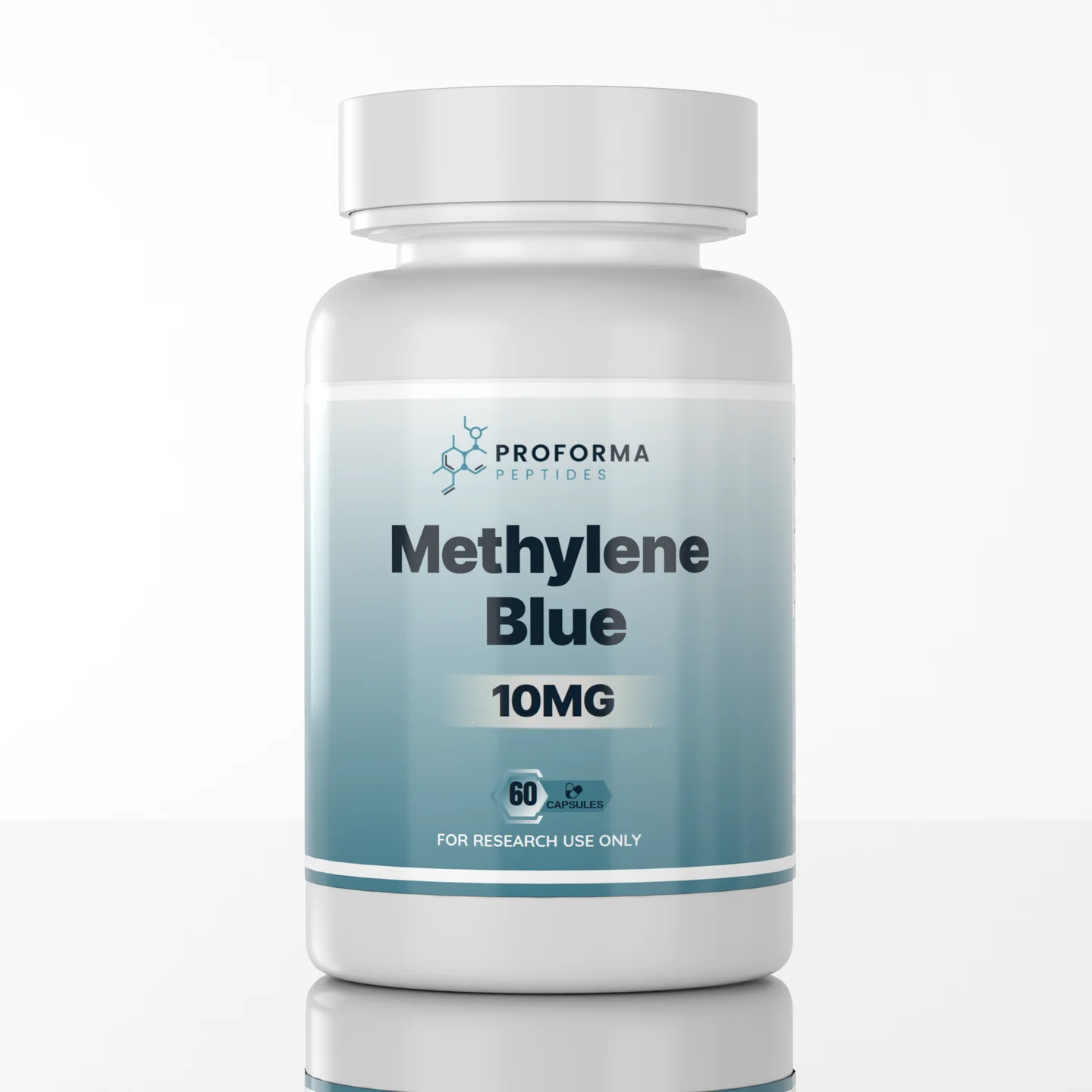 Methylene Blue 10mg UK is a high-purity, research-grade compound supplied in capsule form for laboratory applications only.